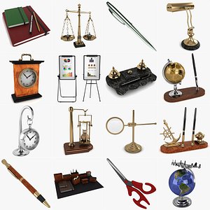 3d model scaled office