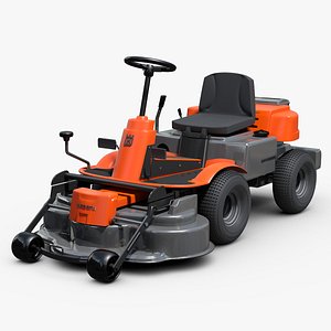 3d model husqvarna rider lawn mower