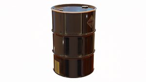 Oil Barrel 3D model