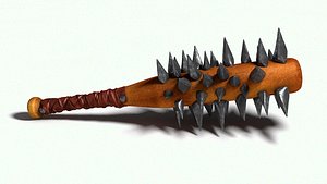 Iron Spiked Club Bat Mace