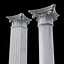 3D model roman column