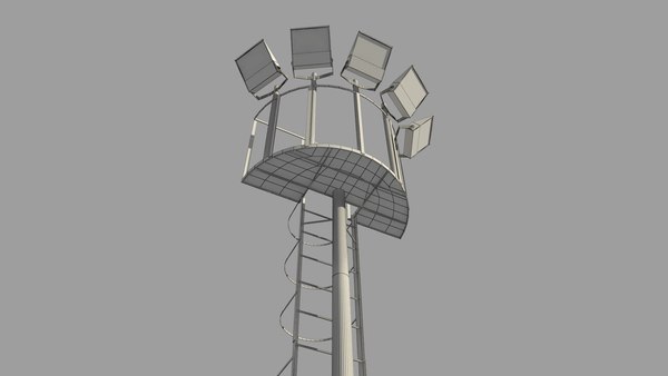 Light tower 3D model - TurboSquid 1713300
