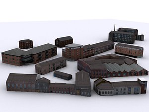 buildings office blocks 3ds