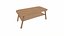 Einfacher Couchtisch aus Holz, Low-Poly, PBR