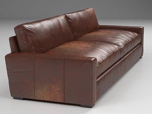 3D 10 maxwell leather sofa model
