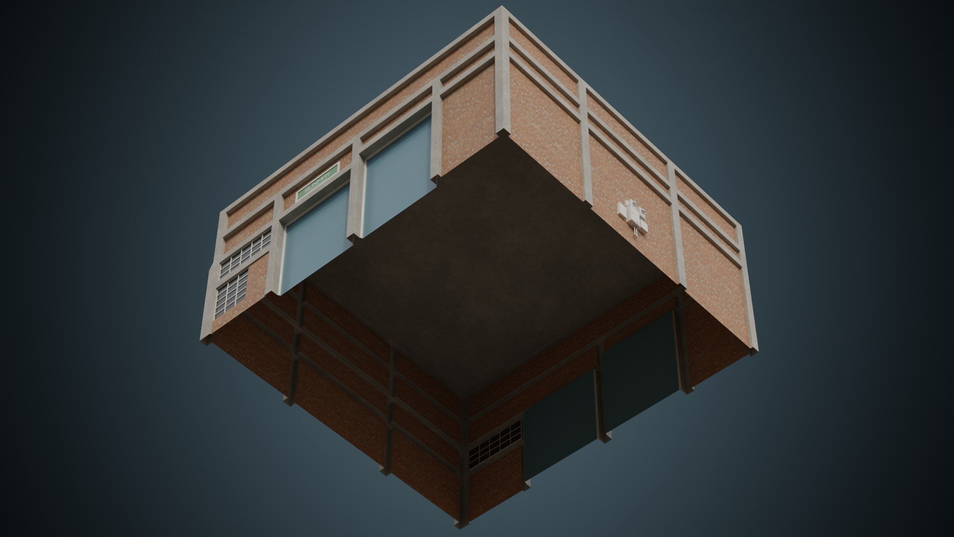 Industrial Building 1a 3D Model - TurboSquid 1661046