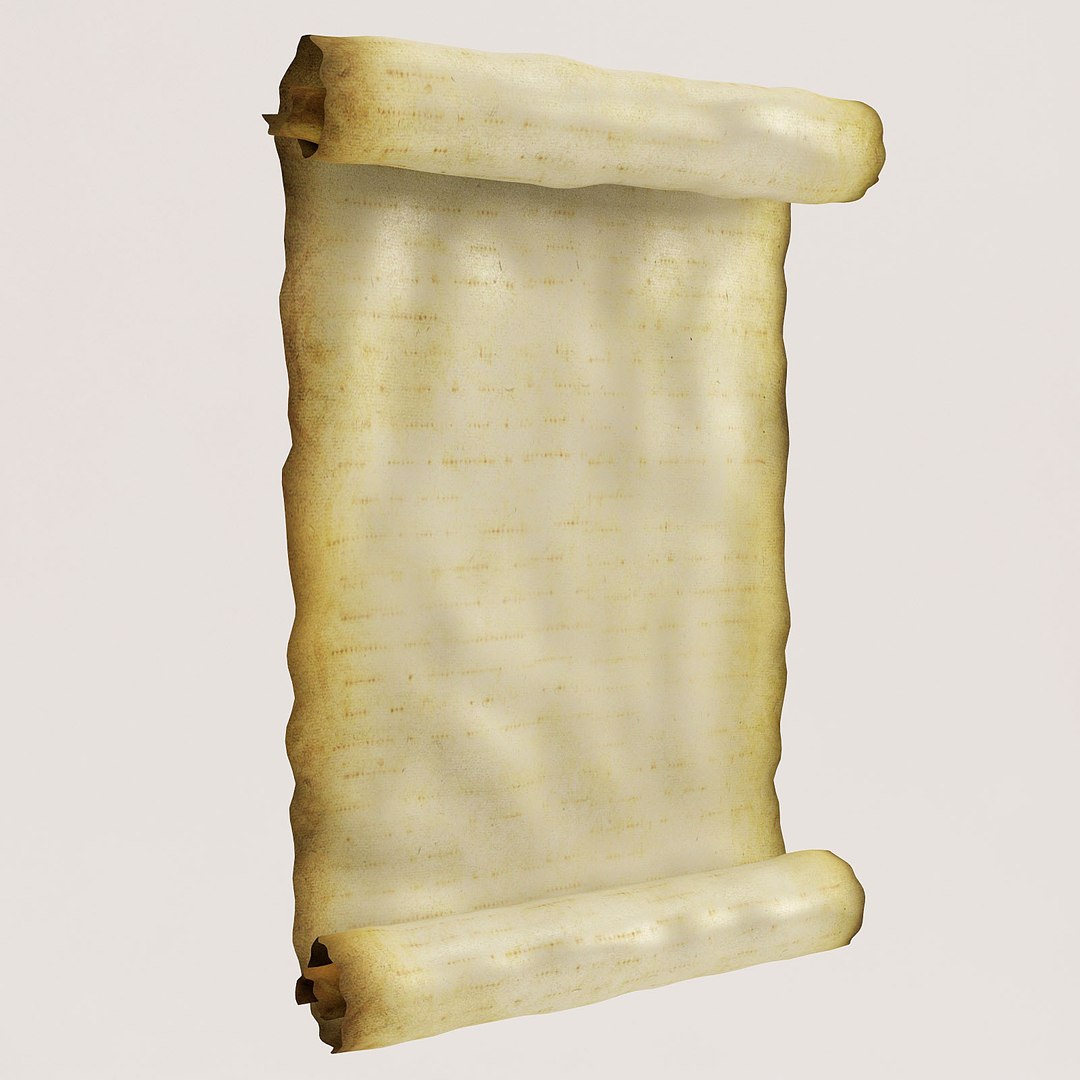 Scroll 3d Model