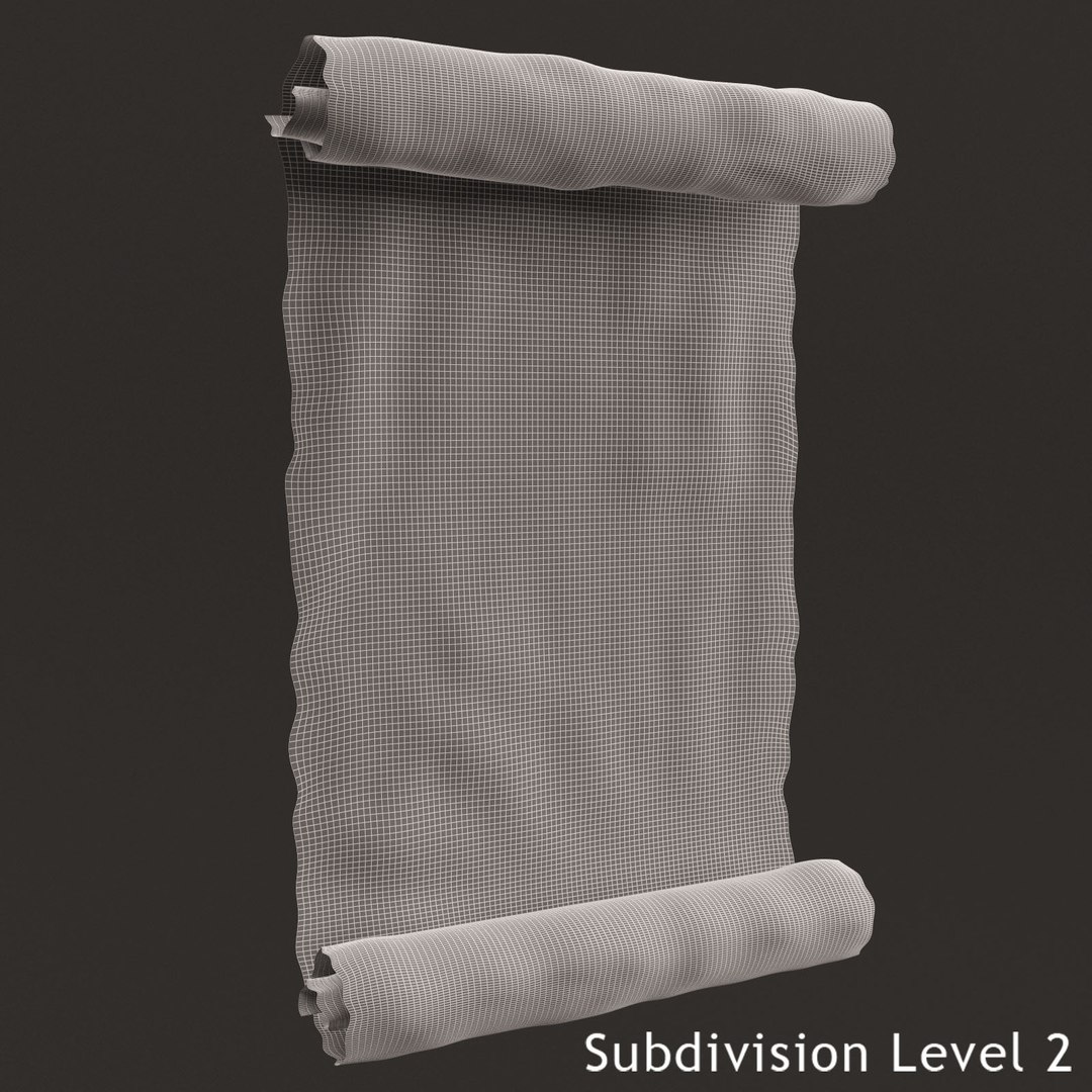 Scroll 3d Model