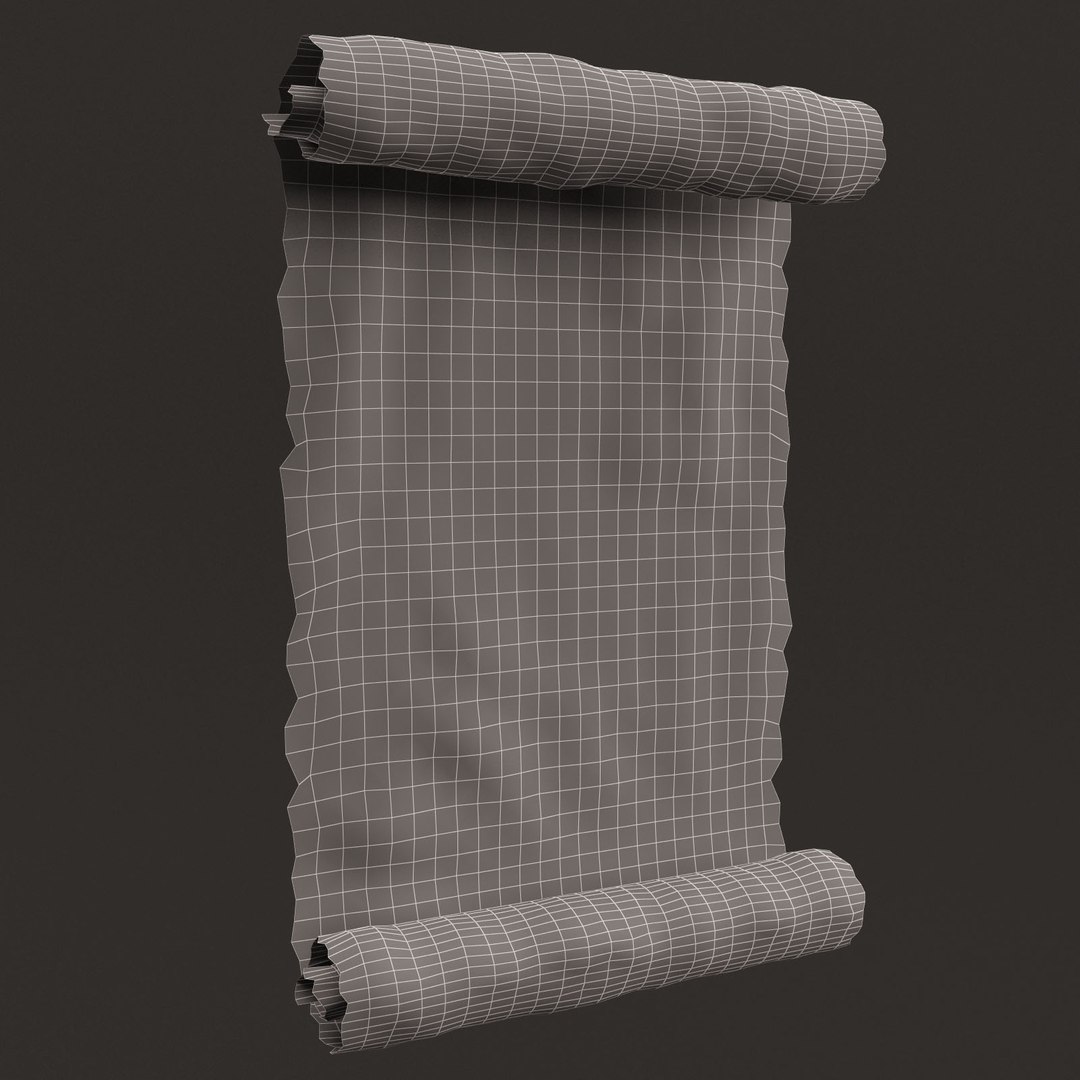 Scroll 3d Model