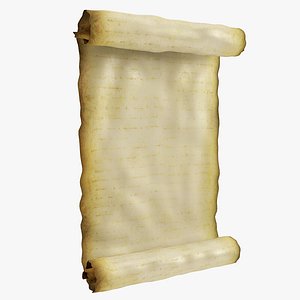 scroll 3d model
