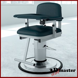 Blood Drawing Chair with Padded Arms