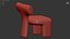 3D Litho Armchair by Pierre Frey model