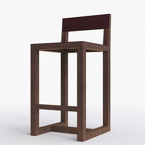 3d model bddw guest stool