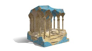 3D Forgotten Temple Entrance model