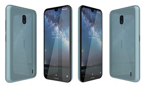 nokia 2 blue 3D model