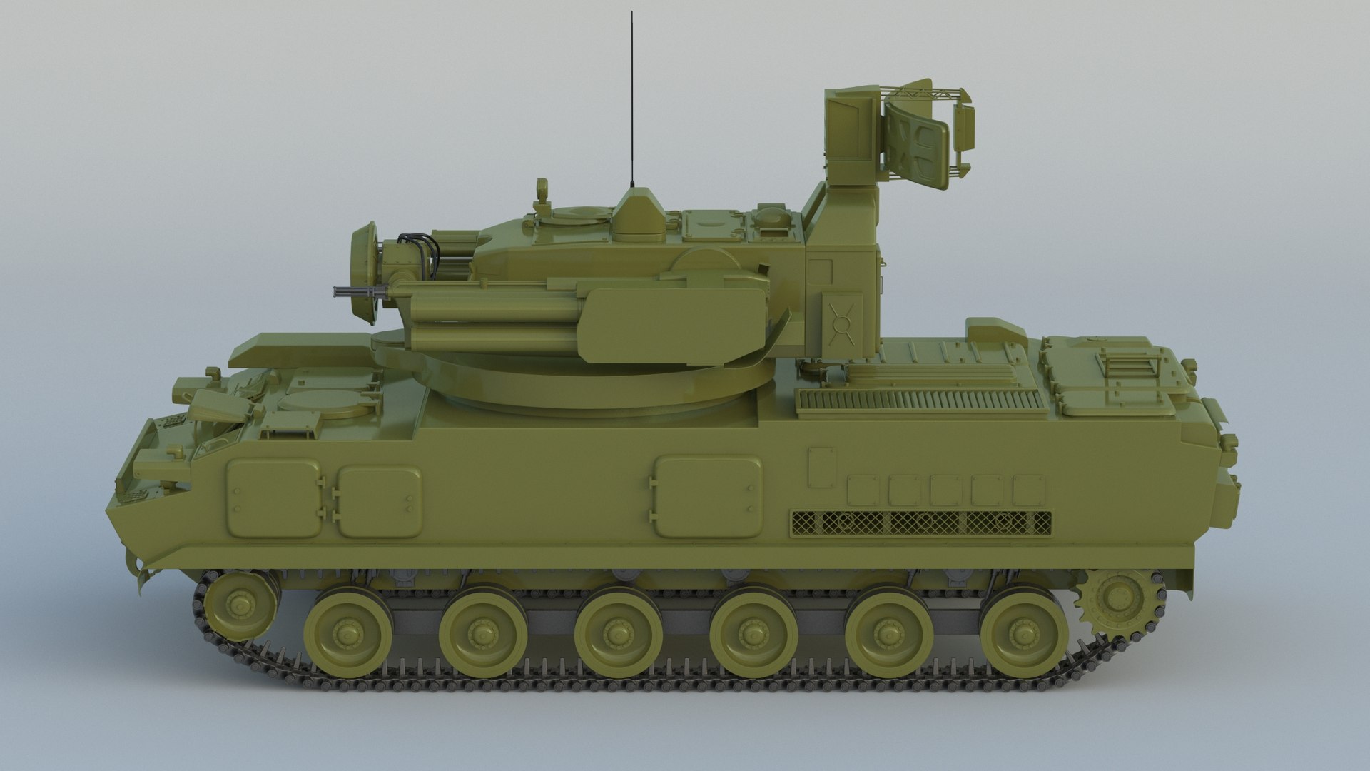 2k22 Tunguska Sa-19 Grison 3D Model - TurboSquid 1484728