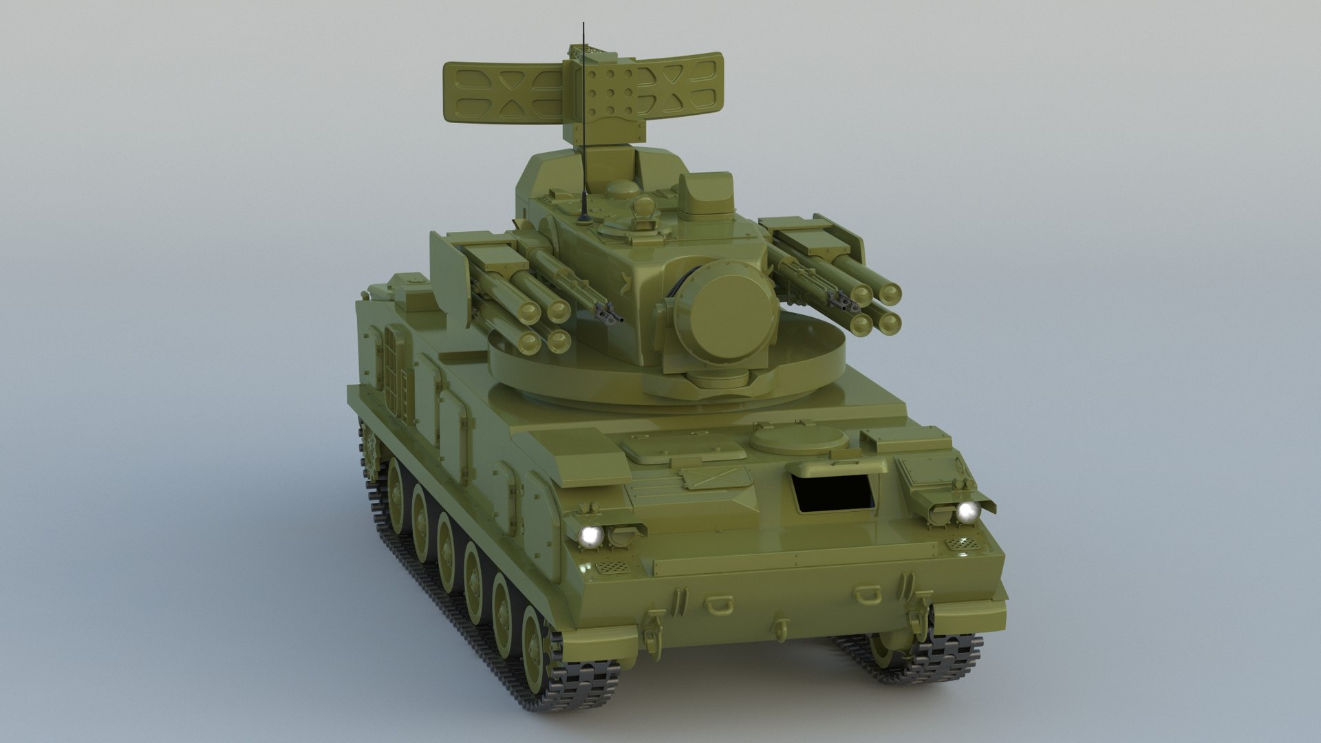 2k22 tunguska sa-19 grison 3D model - TurboSquid 1484728