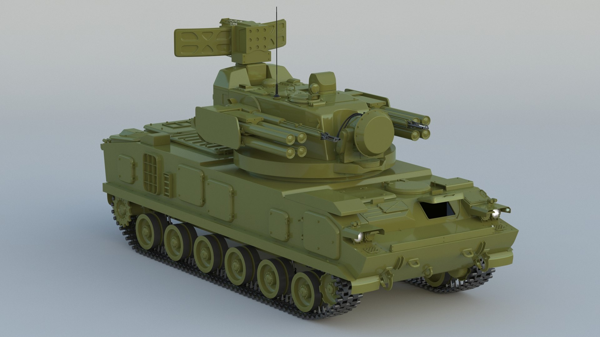 2k22 tunguska sa-19 grison 3D model - TurboSquid 1484728