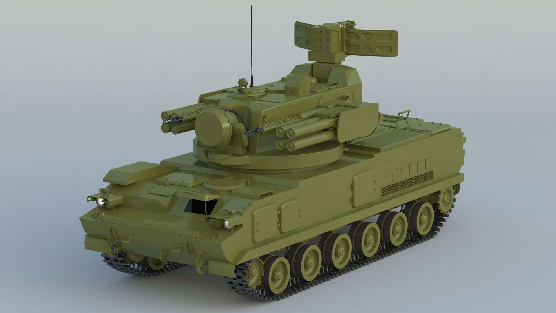 2k22 tunguska sa-19 grison 3D model - TurboSquid 1484728