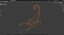 3D Low-poly Scorpion model