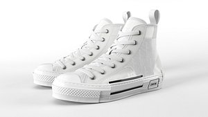 B23 High Top sneaker Dior PBR 3D