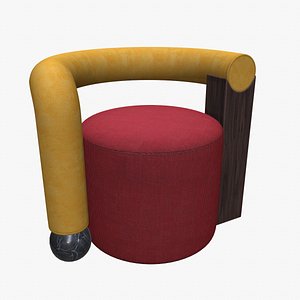 modern armchair 3D