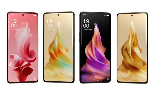 OPPO Reno 9 All Colors 3D model