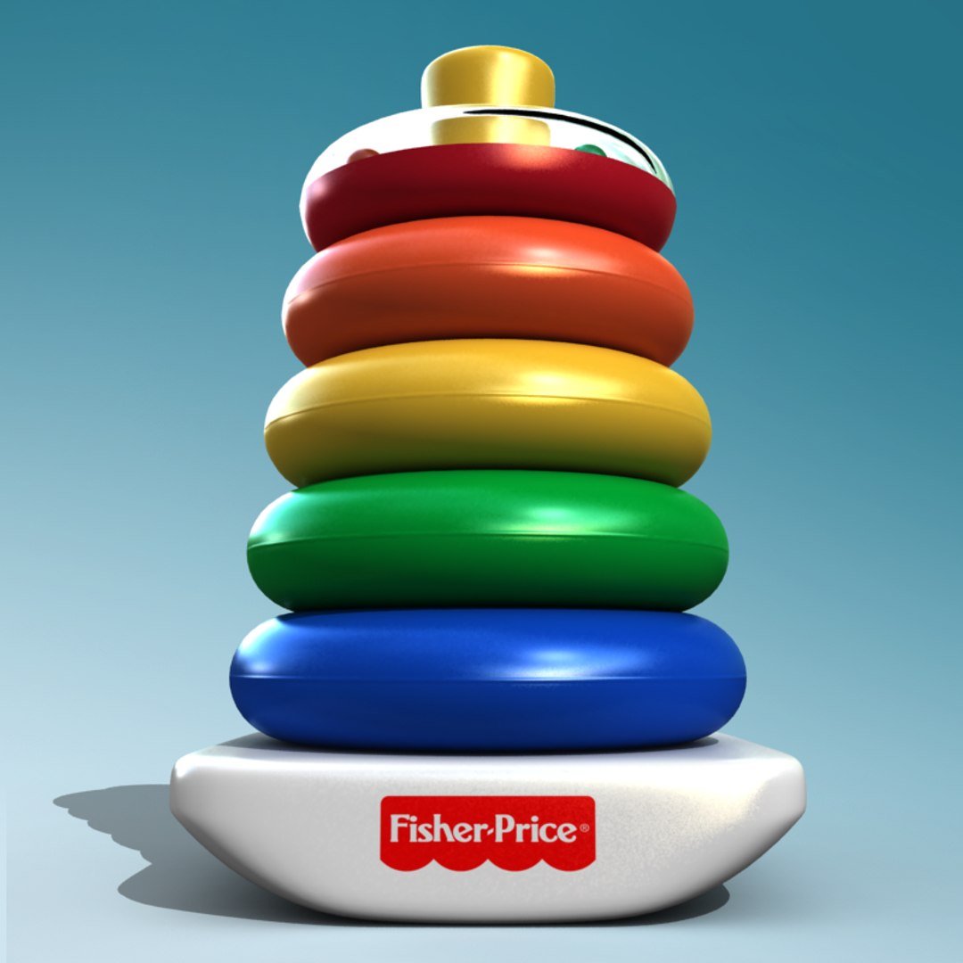 3d Stacking Rings Toy