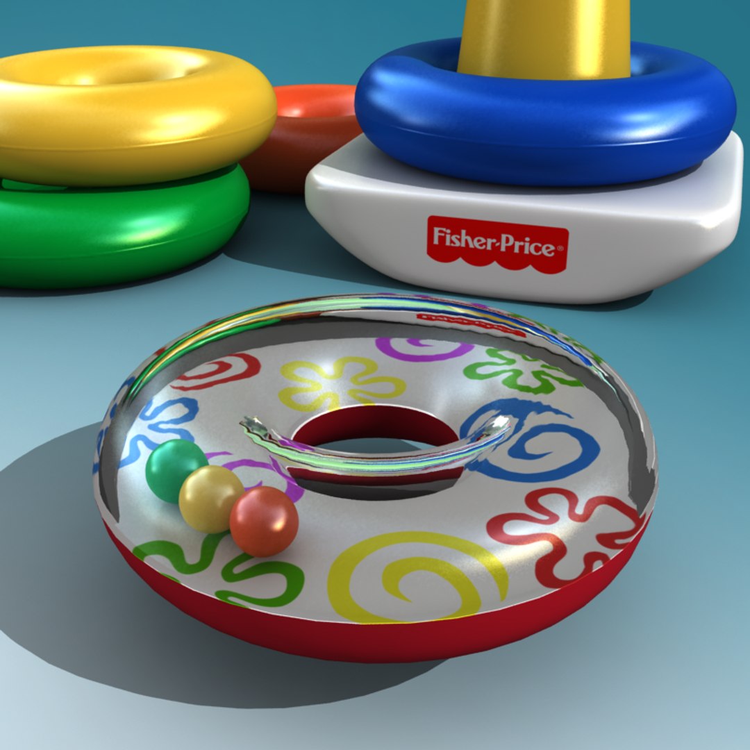 3d Stacking Rings Toy