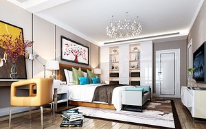 54 MASTER BEDROOM Collections 3D model