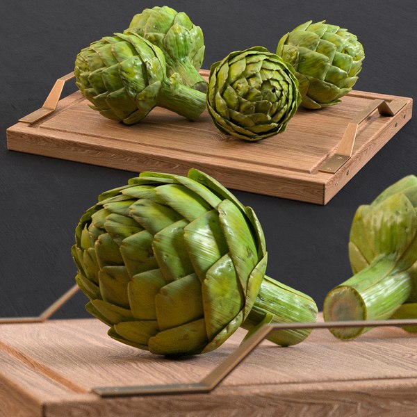 3D Модель Артишоки - TurboSquid 1476667