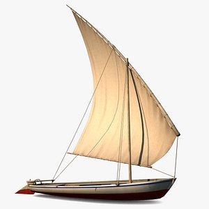 3d model sailing boat