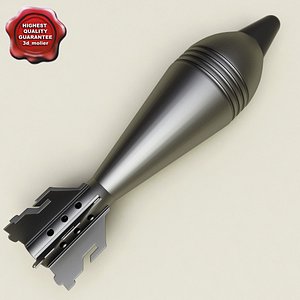 mortar grenade 82mm 3ds