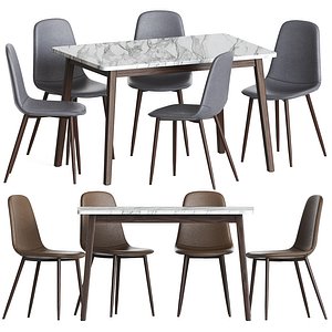 dinning set 40 3D model