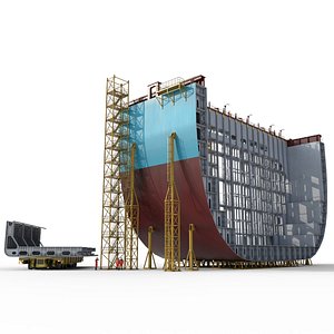Containershipsection 3D model