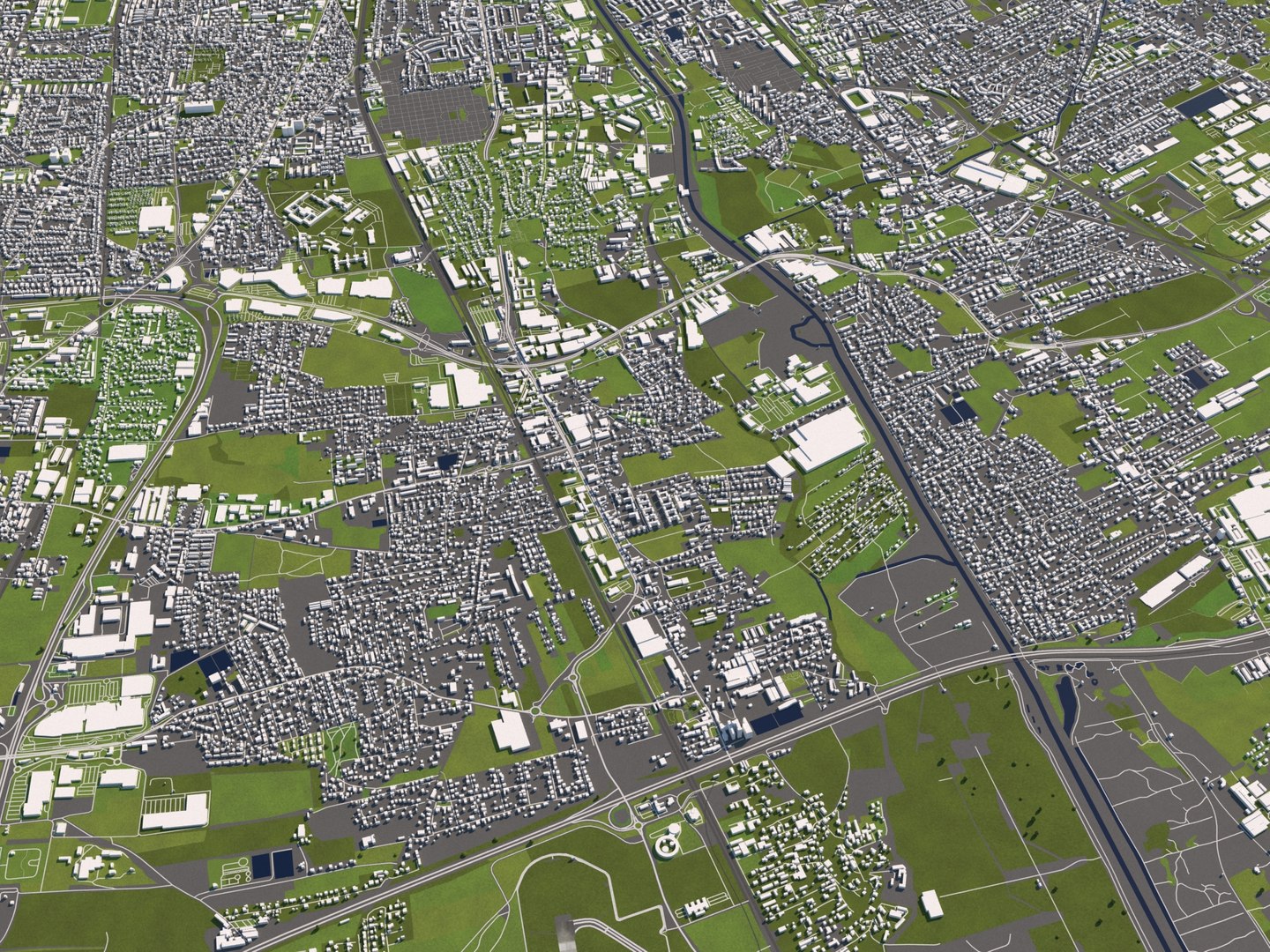 3D buildings houses maps - TurboSquid 1635659