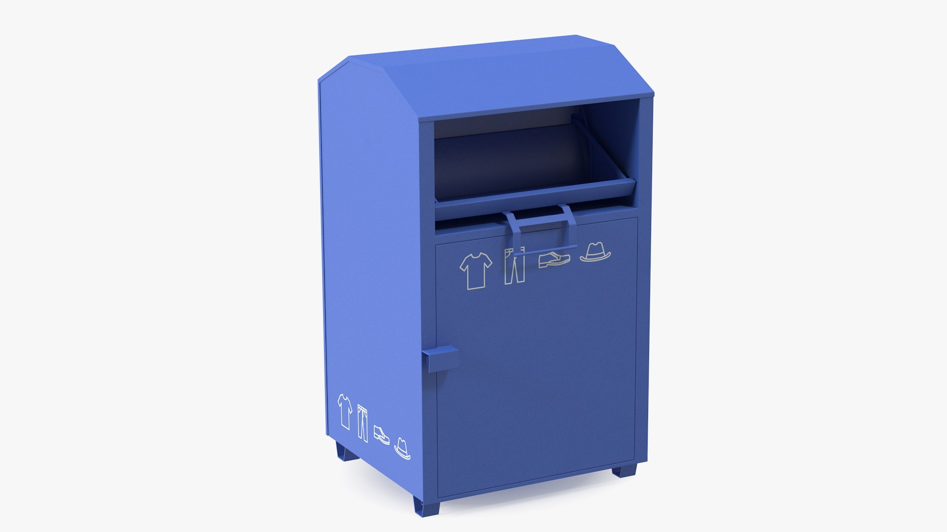 Clothing Drop Box Blue3D模型 TurboSquid 2047640