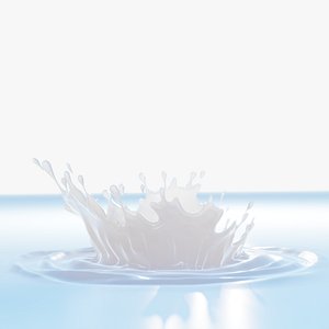 Milk Splash 3D model