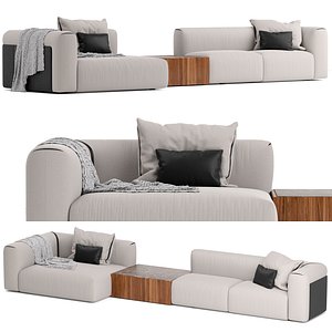 Turri Soul sofa 3D model