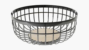 Decor Fruit Bowl Metal Basket Design