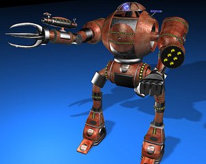 3d giant robot model