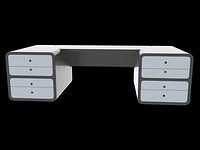 Marc Newson. Important and unique desk from Syn Studios