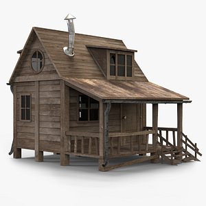 Small Wooden House model
