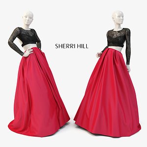 mannequin dress 3D model