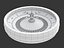 3D european american roulette wheel