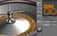 3D european american roulette wheel