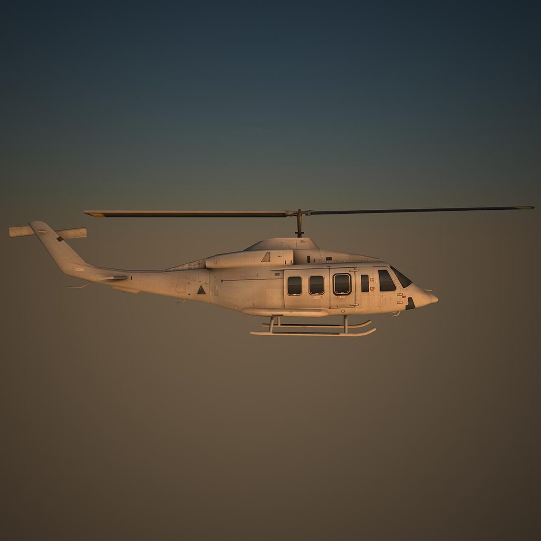 3d model bell basic helicopter