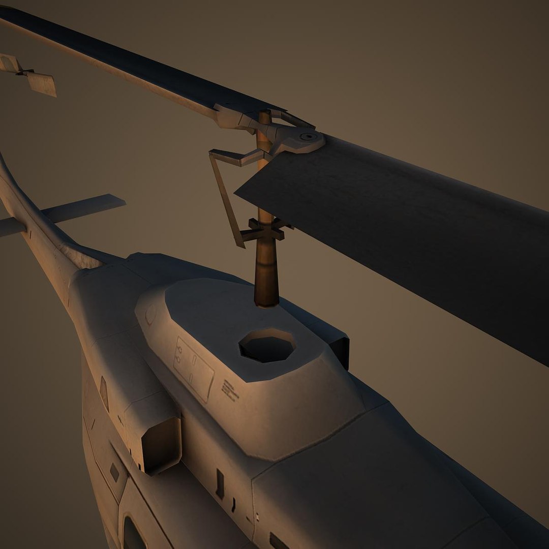 3d model bell basic helicopter