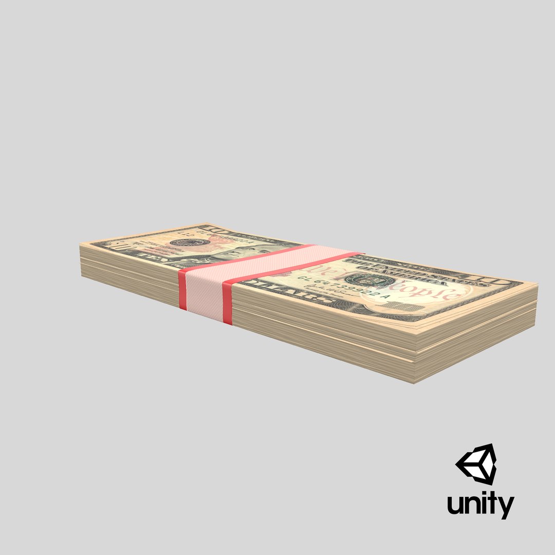 dollars bills banknotes 3D model https://p.turbosquid.com/ts-thumb/hP/3FN39v/JXPxCRWa/stemcell_unity_render/png/1597443507/1920x1080/fit_q87/eaef7690839886b6f2d05f607dda002ccac43500/stemcell_unity_render.jpg