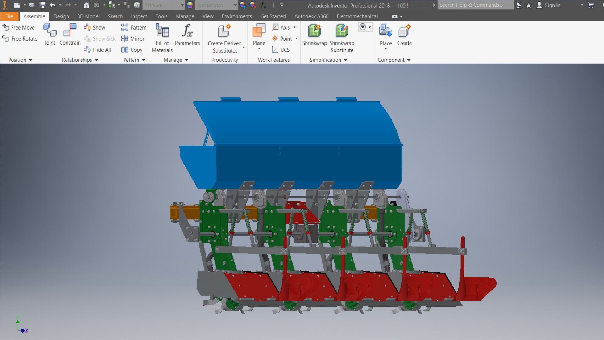 Tilling And Seeding Machine 3D - TurboSquid 2439209